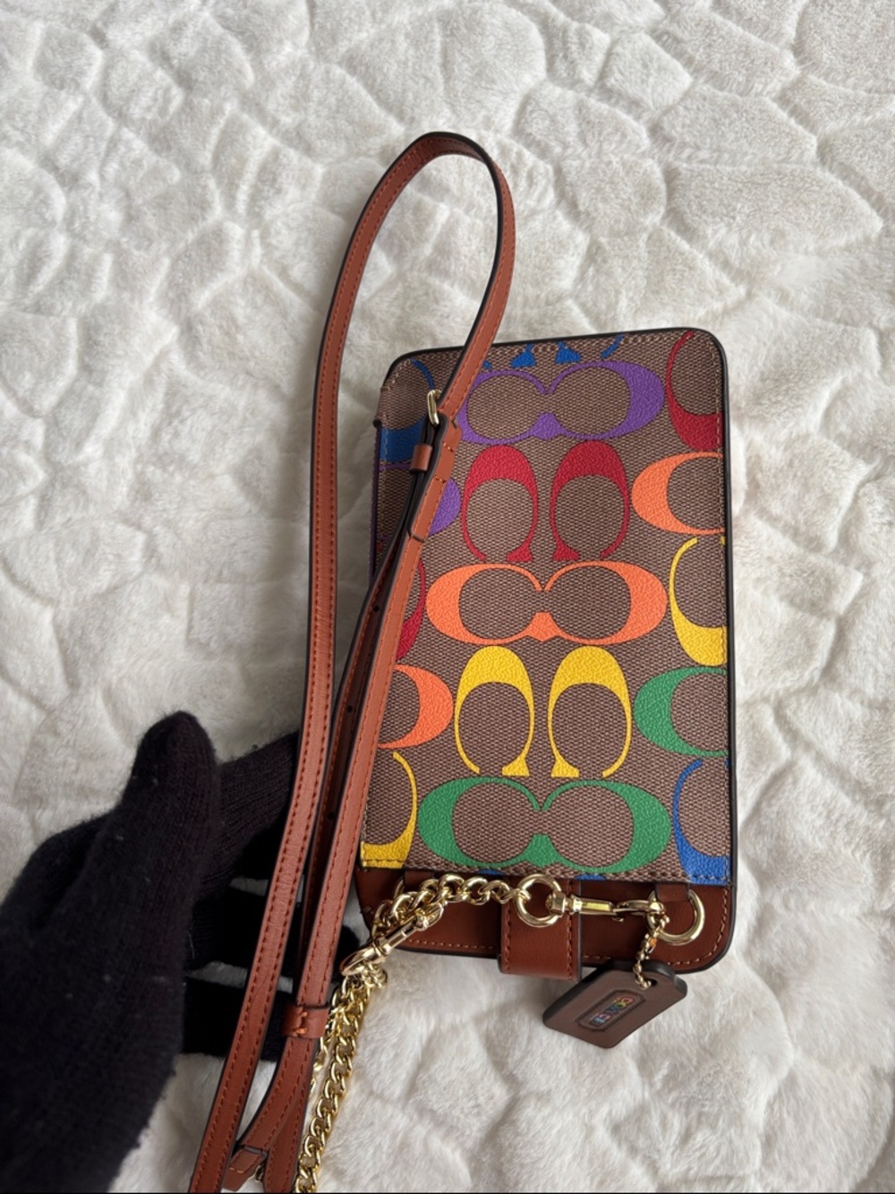 Coach Signature Rainbow Crossbody C9943 - Picture 5 of 13